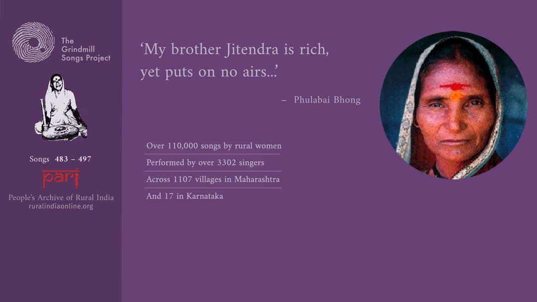 Prosperous brother drives a jeep, sister is proud