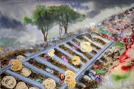 लॉकडाउन में ख़ून से लथपथ रेल पटरियां