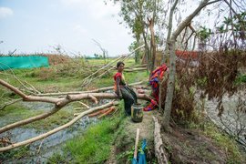 জল খ্যাপা ষাঁড়ের মতো তাড়া করল মানুষকে