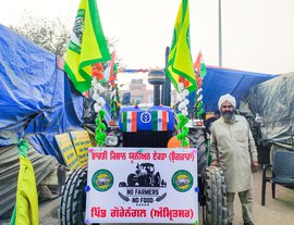 Ready to move: with tractors and the tricolour