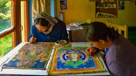 In Matho: bringing Thangkas back to life