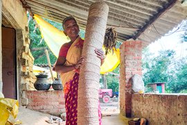 Chalangi’s skilled chatai weaver