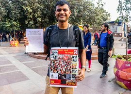 Farmers’ march: voices from a Delhi street