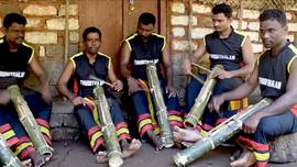 କାସରଗୋଡ଼ର ବାଉଁଶ ଢୋଲବାଦକ
