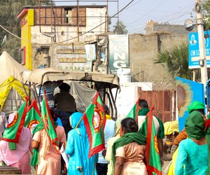 With the sun was about to set, many of the women who came to Singhu for the event had to return to their villages to take care of another front – their homes.