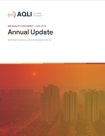 Air Quality Life Index - June 2022